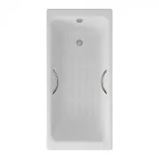 Ванна чугунная Delice Parallel 180x80 DLR220506R-AS с ручками и антискользящим покрытием