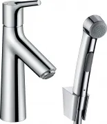 Смеситель Hansgrohe Talis S 72290000 для раковины с гигиеническим душем с донным клапаном