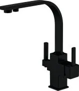 Смеситель ZorG Sanitary ZR 332 YF BLACK для кухонной мойки