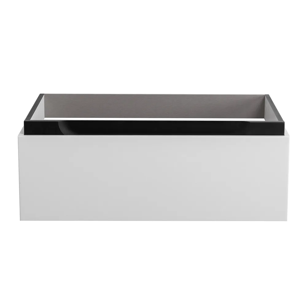 Тумба с раковиной Cezares Slider 75 см подвесная Bianco Opaco