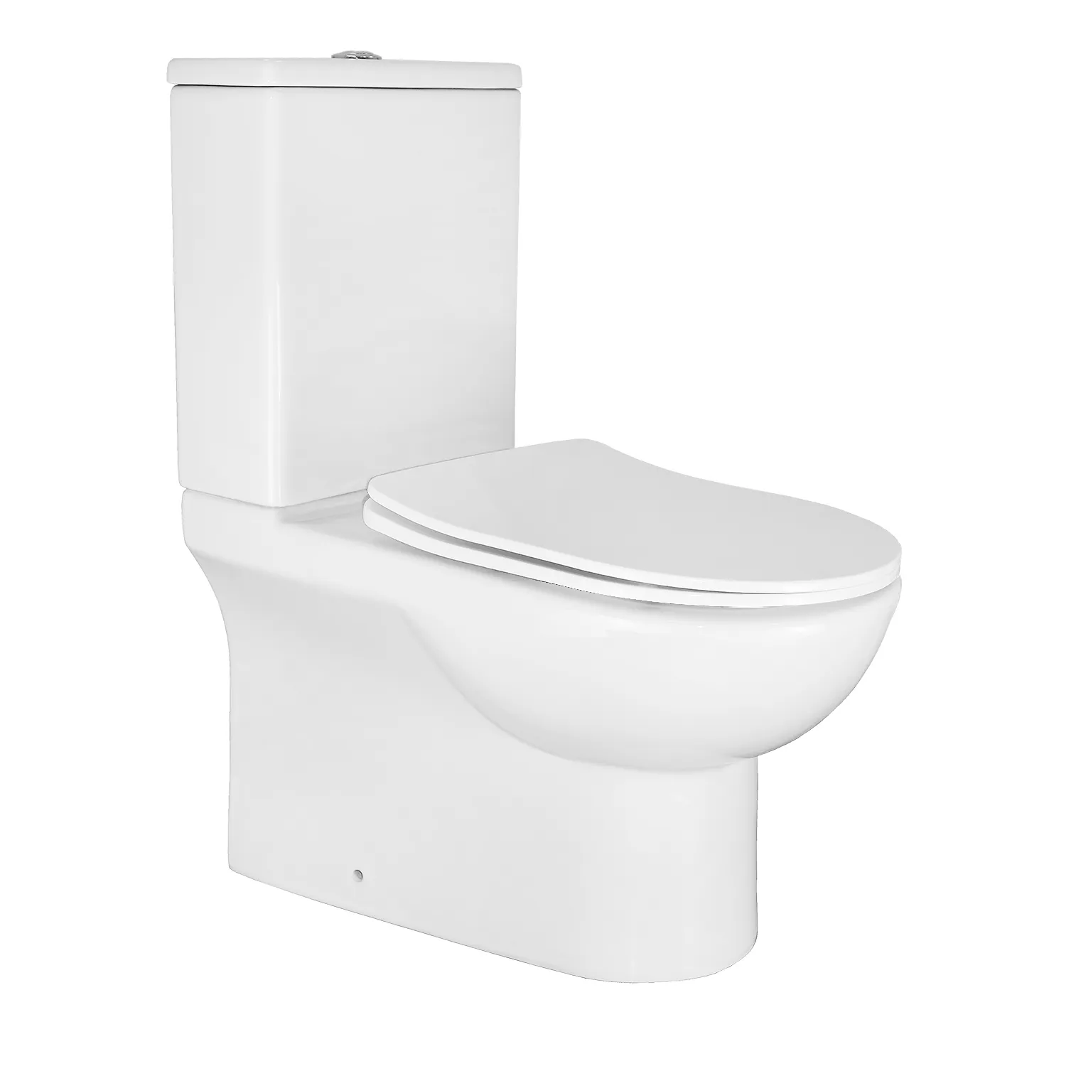 Унитаз-компакт Azario Ambra AZ-848G напольный безободковый с сиденьем микролифт