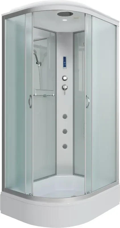 Душевая кабина Niagara Classic 90x215x70 339744RF профиль серебристый стекло матовое правая