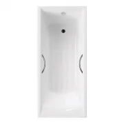 Ванна чугунная Delice Prestige 180x75 DLR230601R-AS с отверстиями под ручки и антискользящим покрытием