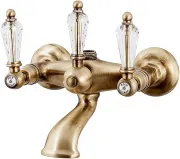 Смеситель Caprigo Adria Swarovski 01-019-vot для ванны с душем
