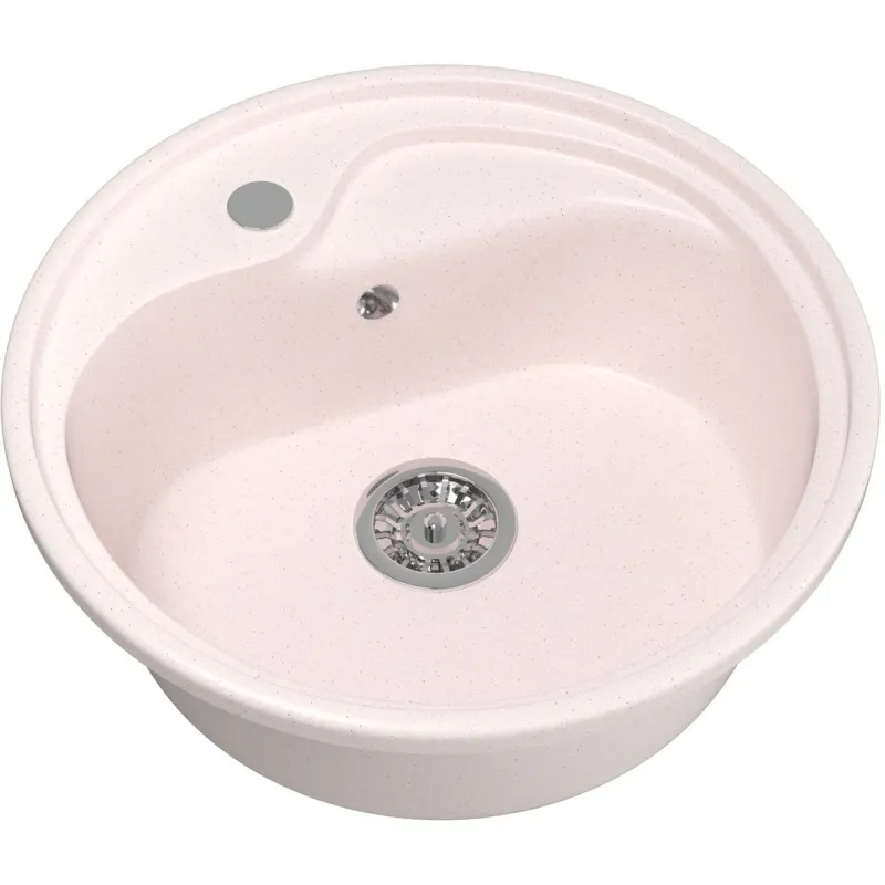 Кухонная мойка Mixline ML-GM10-311 Светло-розовая 525064