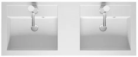 Раковина Riho Bologna 120 см F7BO112048122 двойная фото 1