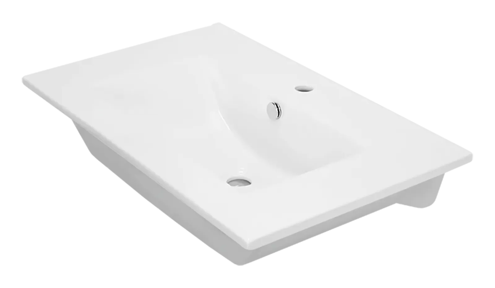 Мебельная раковина Sanita Luxe Quadro QDR75SLWB01