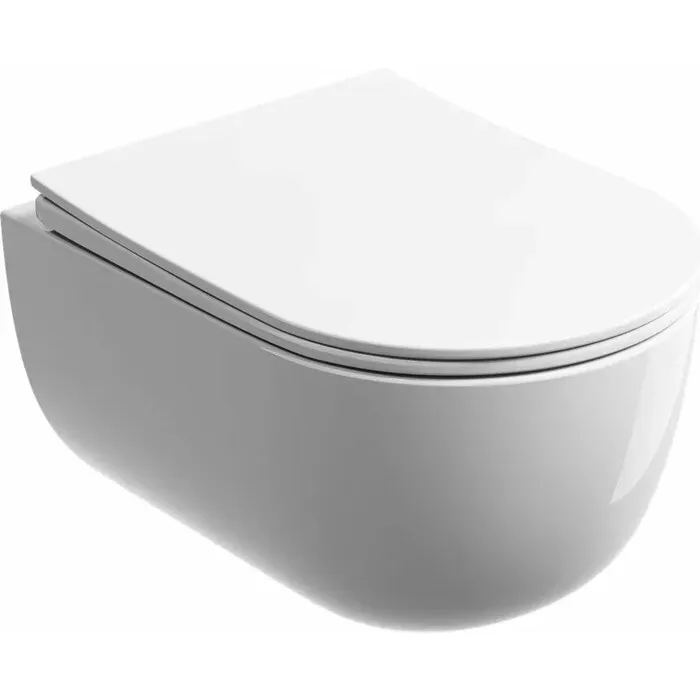 Унитаз Ceramica Nova Modena CN6063 подвесной безободковый с микролифтом