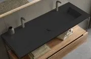 Раковина Acquabella Integra 120 см ENCIM.INTEGRA_120XL_S/F_SLATE_NEGRO