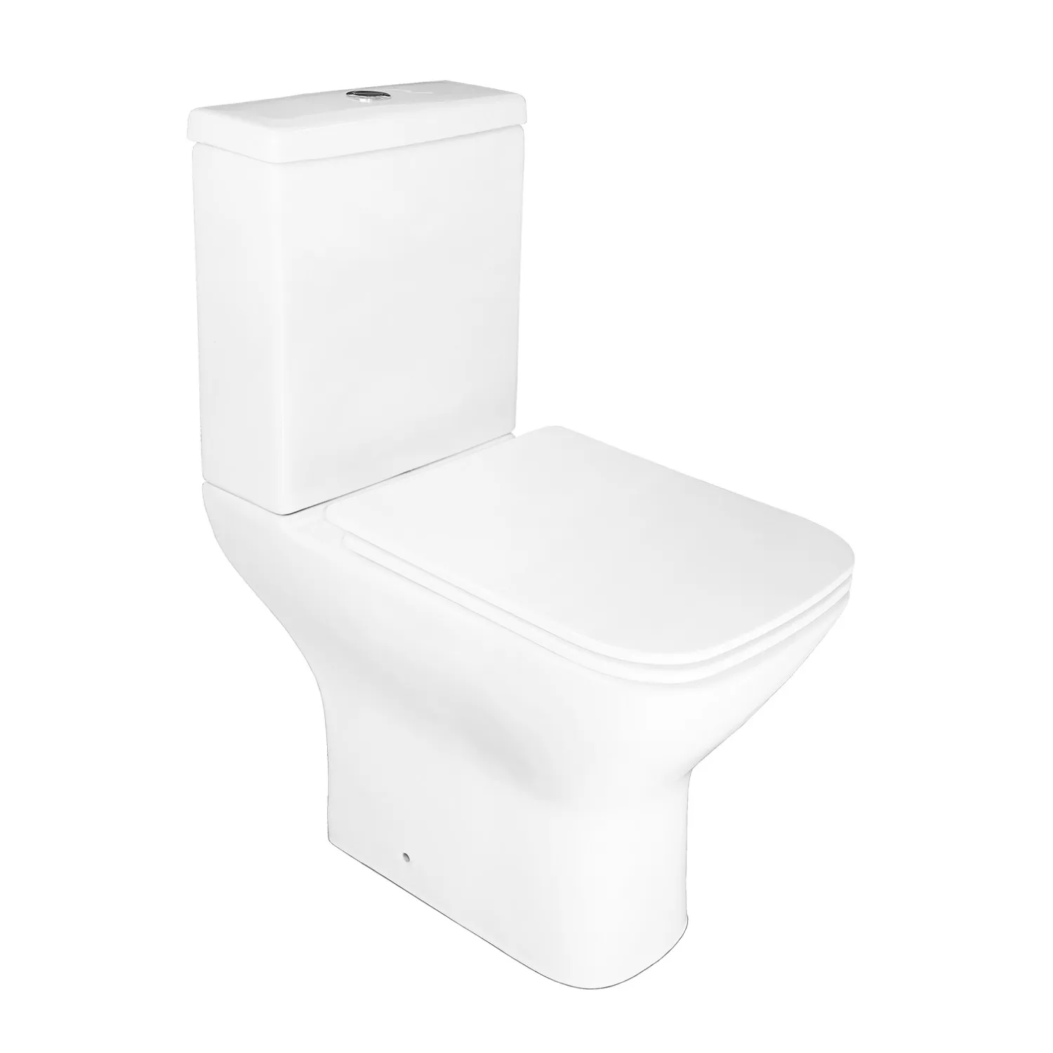 Унитаз-компакт Azario Iris AZ-8353 напольный безободковый с сиденьем микролифт