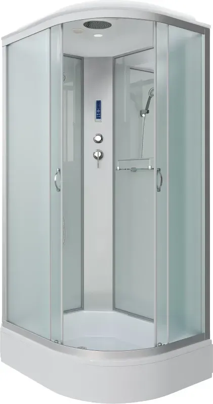 Душевая кабина Niagara Classic 90x215x70 339744LP профиль серебристый стекло матовое левая