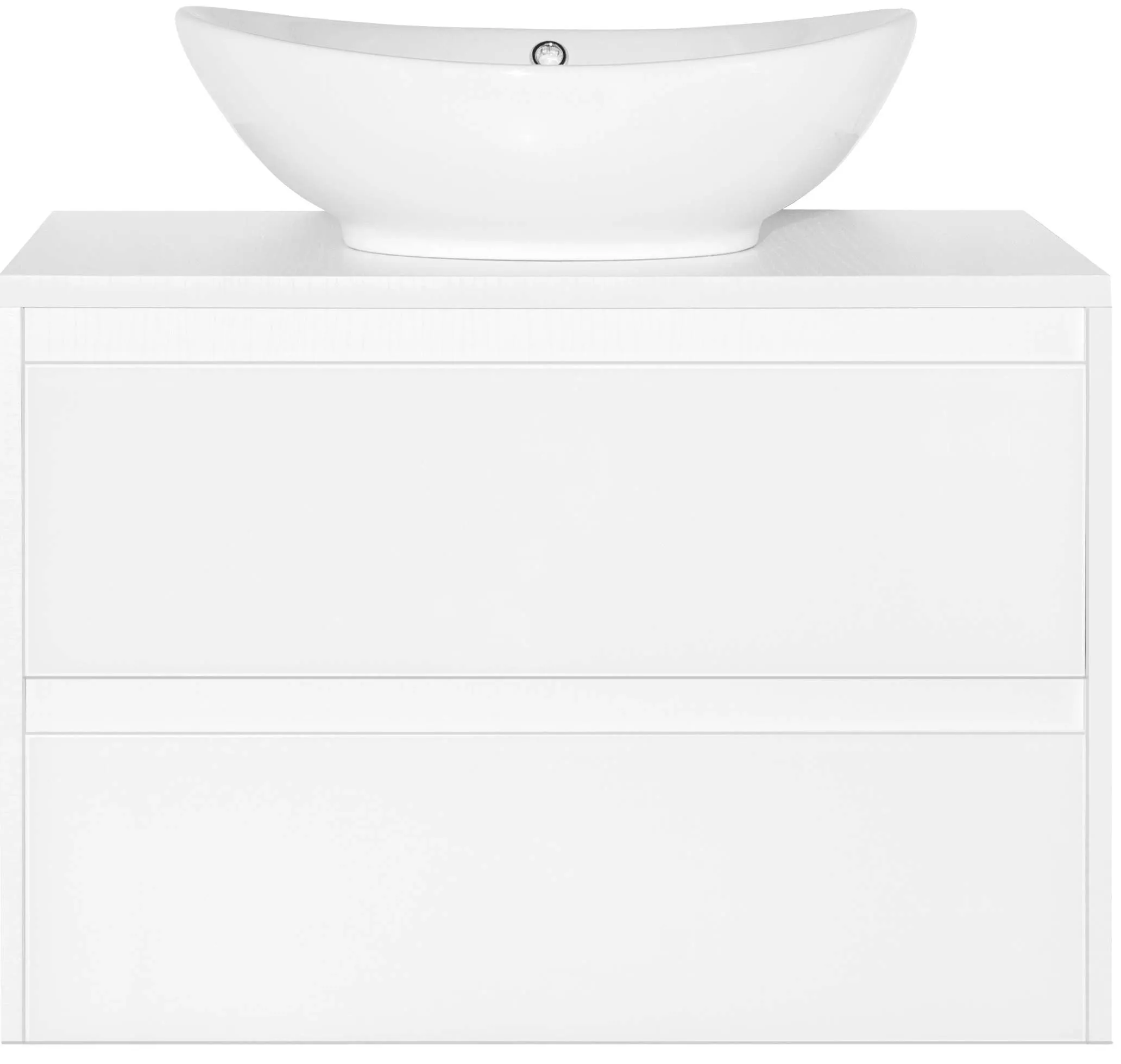 Тумба с раковиной Style Line Монако 80 подвесная осина белая