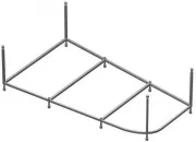 Каркас для ванны Am.Pm Sensation 170x110 W30A-170L110W-R левый
