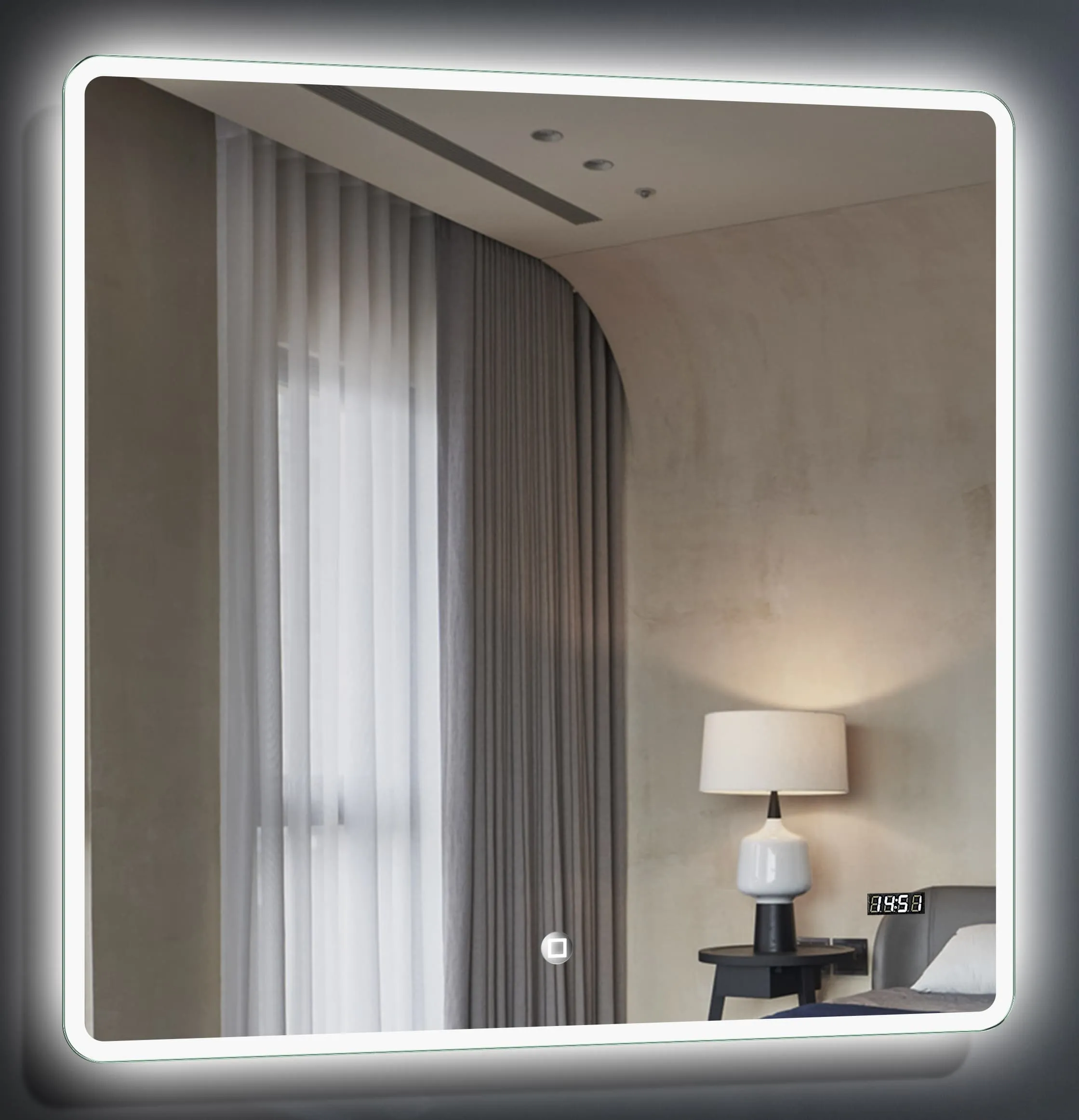 Зеркало Esbano 80x80 ESMI2073TDS с подсветкой