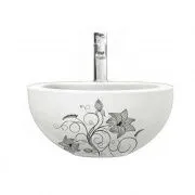Раковина SANITA LUXE Art lux flora 48х48 см. ARTSLWB10