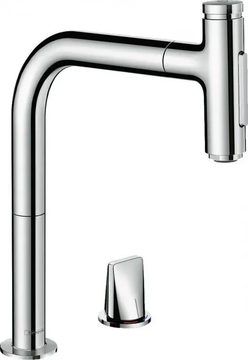 Смеситель Hansgrohe Metris Select 73819000 для кухонной мойки