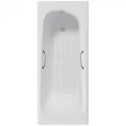 Ванна чугунная Delice Continental 170x70 DLR230613R-AS с отверстиями под ручки и антискользящим покрытием