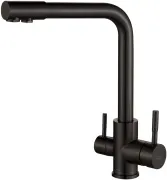 Смеситель Steel Hammer SH 801 INOX GRAFIT PVD для кухонной мойки