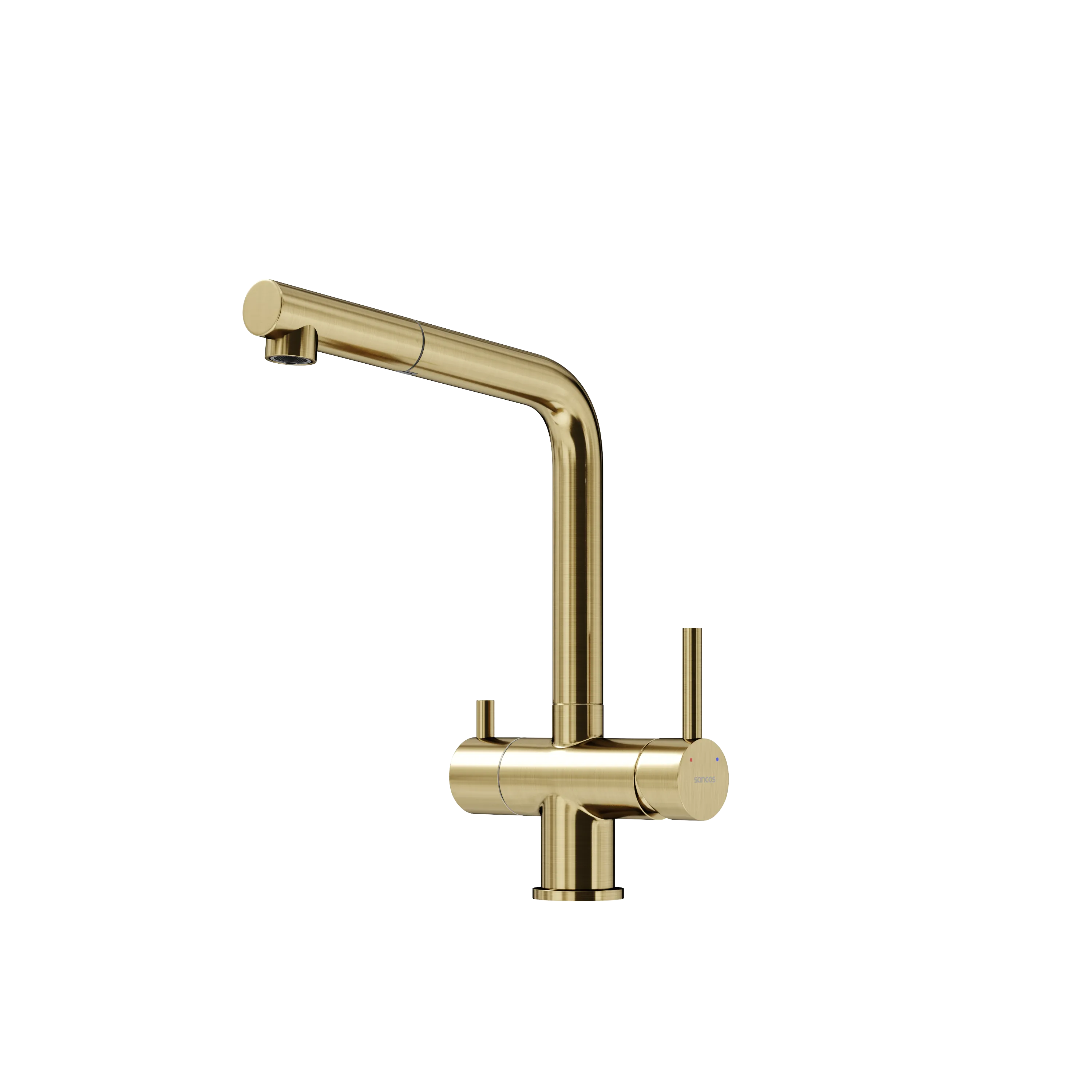 Смеситель для кухонной мойки Sancos Spin SC4015BG