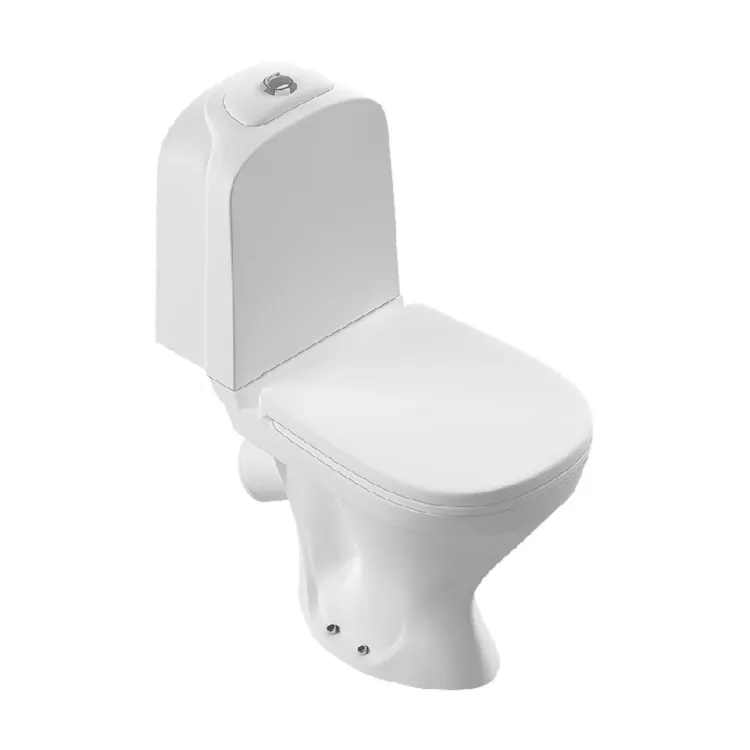 Унитаз-компакт Sanita Luxe Classic WC.CC/Classic/2-DM/WHT.G/S1 напольный с сиденьем микролифт