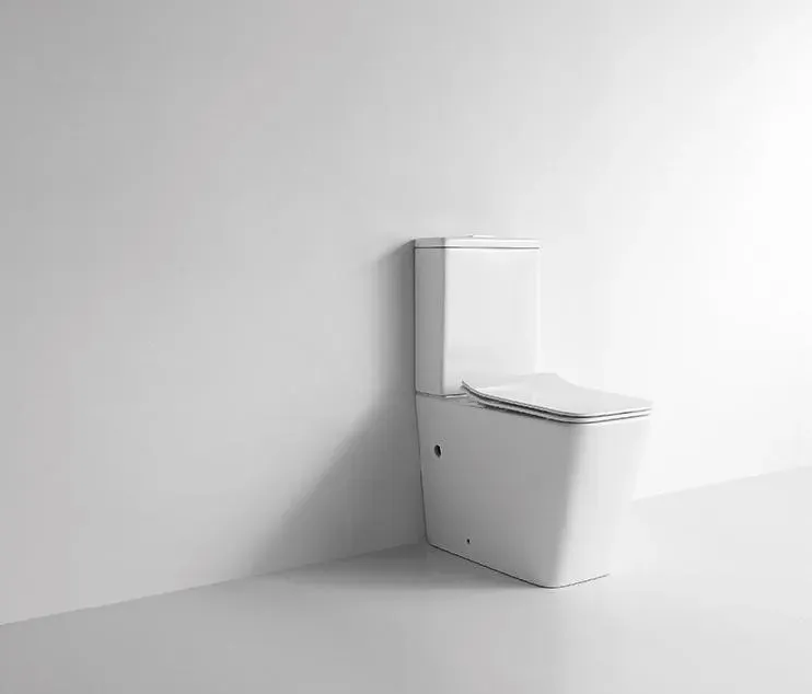 Унитаз-компакт CeramaLux NS-2170 напольный безободковый с микролифтом