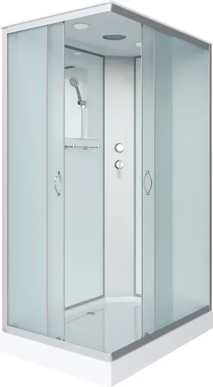 Душевая кабина Niagara Classic 90x215x70 439753Q профиль серебристый стекло матовое