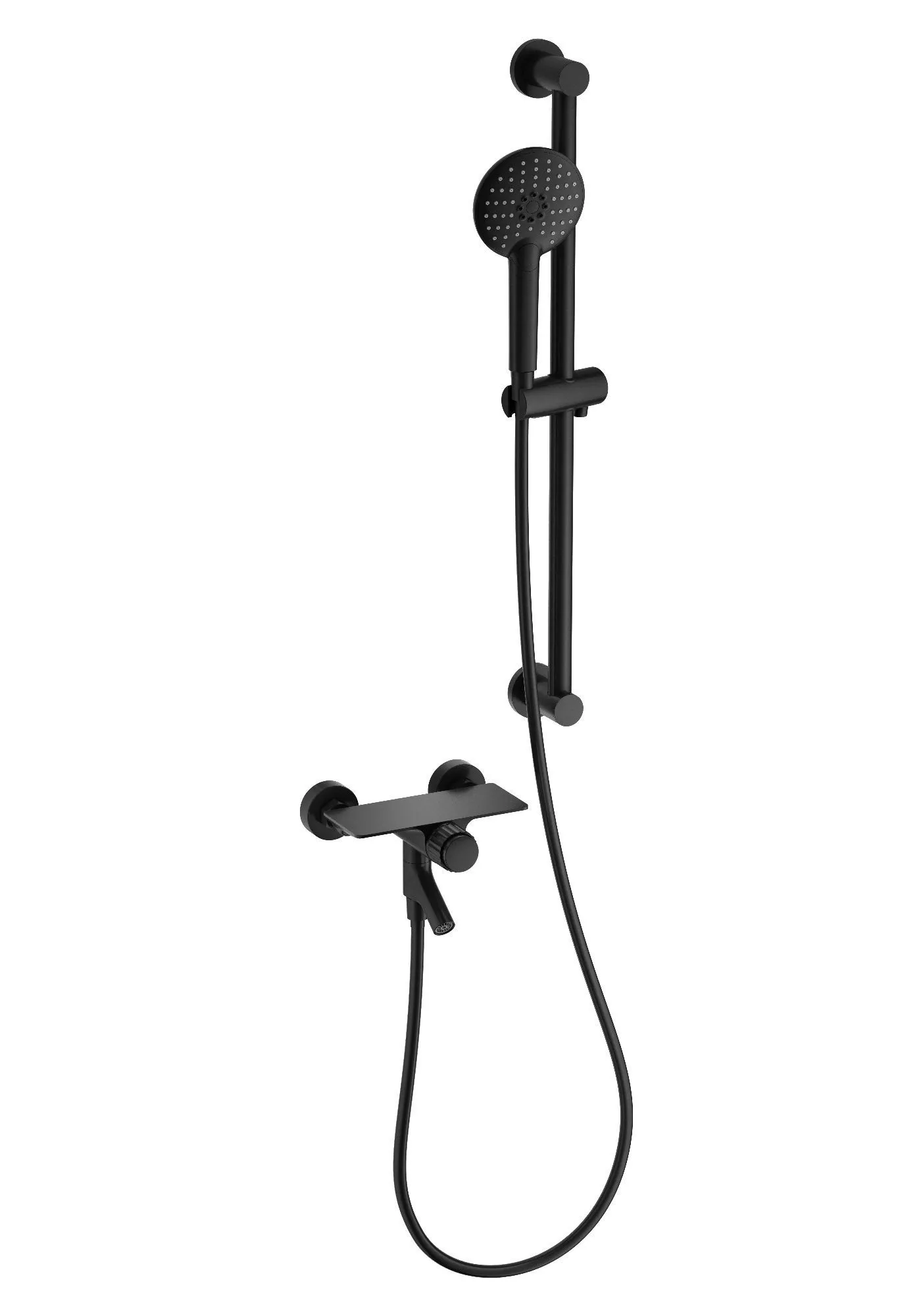 Смеситель для ванны с душем Wonzon & Woghand CLICK WW-FE05L222-MB