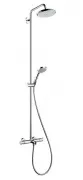 Душевая стойка Hansgrohe Croma 220 Showerpipe 27223000 с термостатом