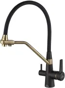 Смеситель Steel Hammer SH 903-6 BLACK BR для кухонной мойки