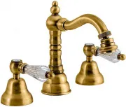 Смеситель Caprigo Adria Swarovski 01-031-oro для биде с донным клапаном
