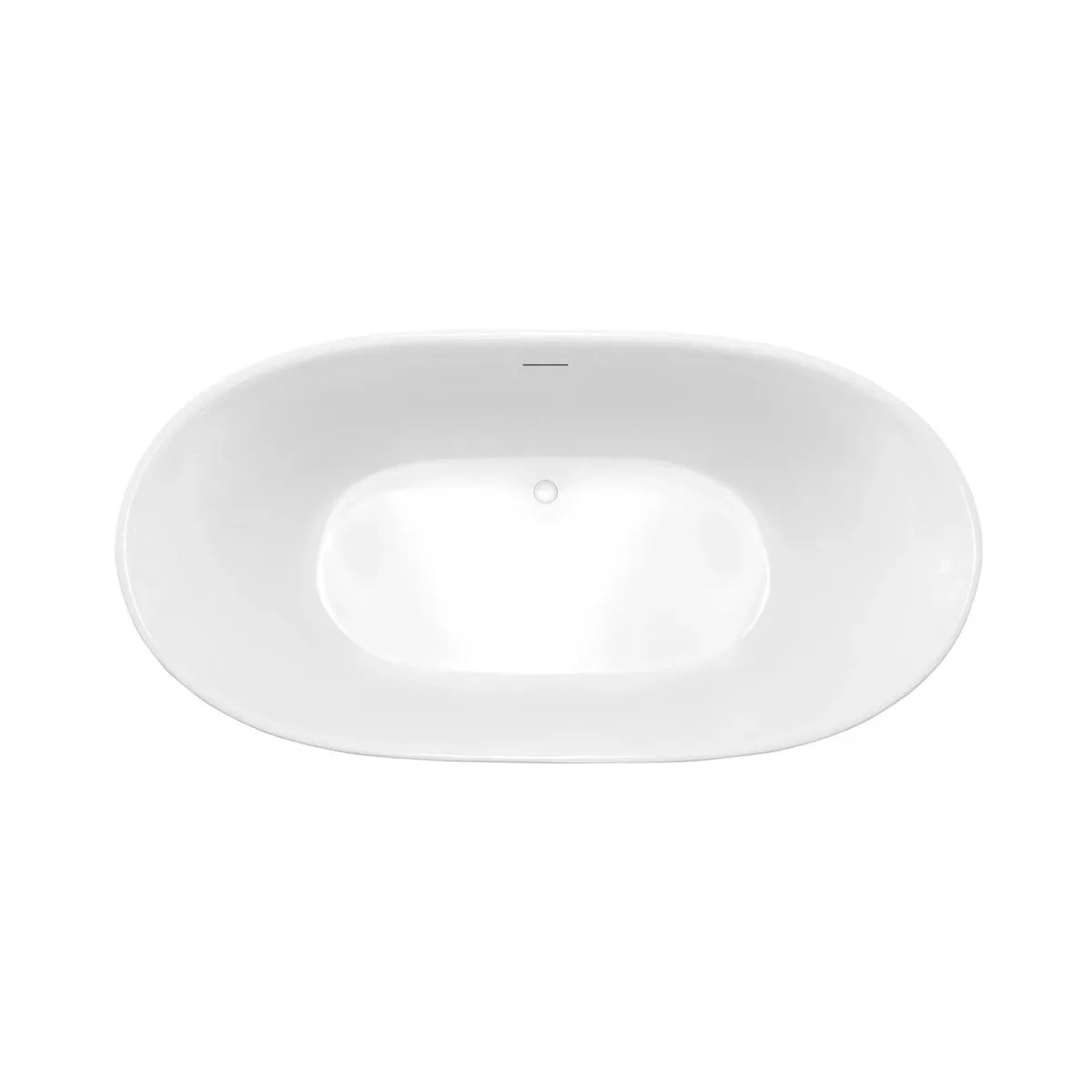 Акриловая ванна Vincea 170x80 см VBT-405-1700MW отдельно стоящая