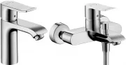 Комплект смесителей Hansgrohe Metris 31480000/31080000 2 в 1