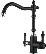 Смеситель Steel Hammer SH 812 BLACK CR для кухонной мойки