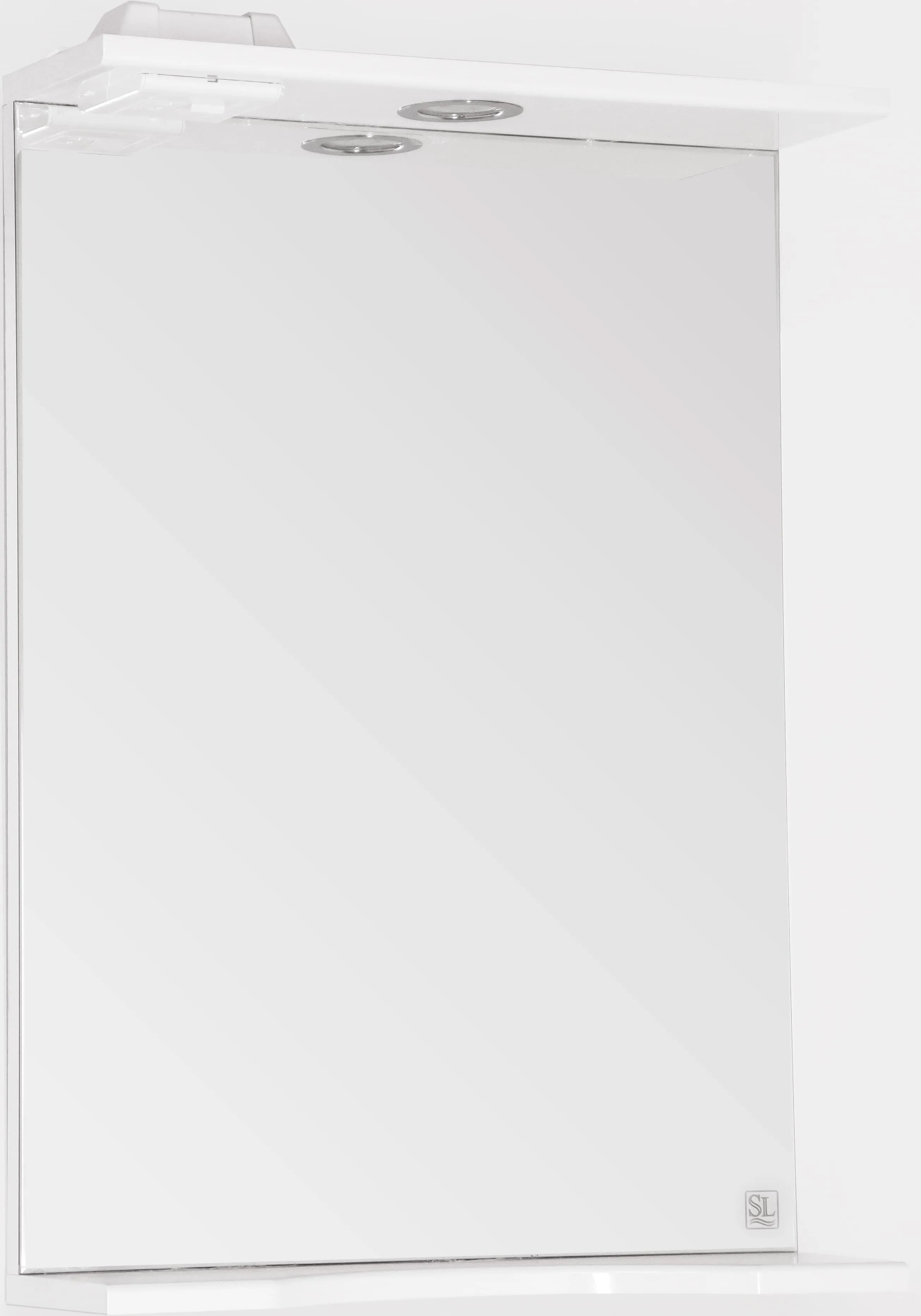 Зеркало Style Line Эко Стандарт 50x74.6 ЛС-00000392 с полочкой и подсветкой