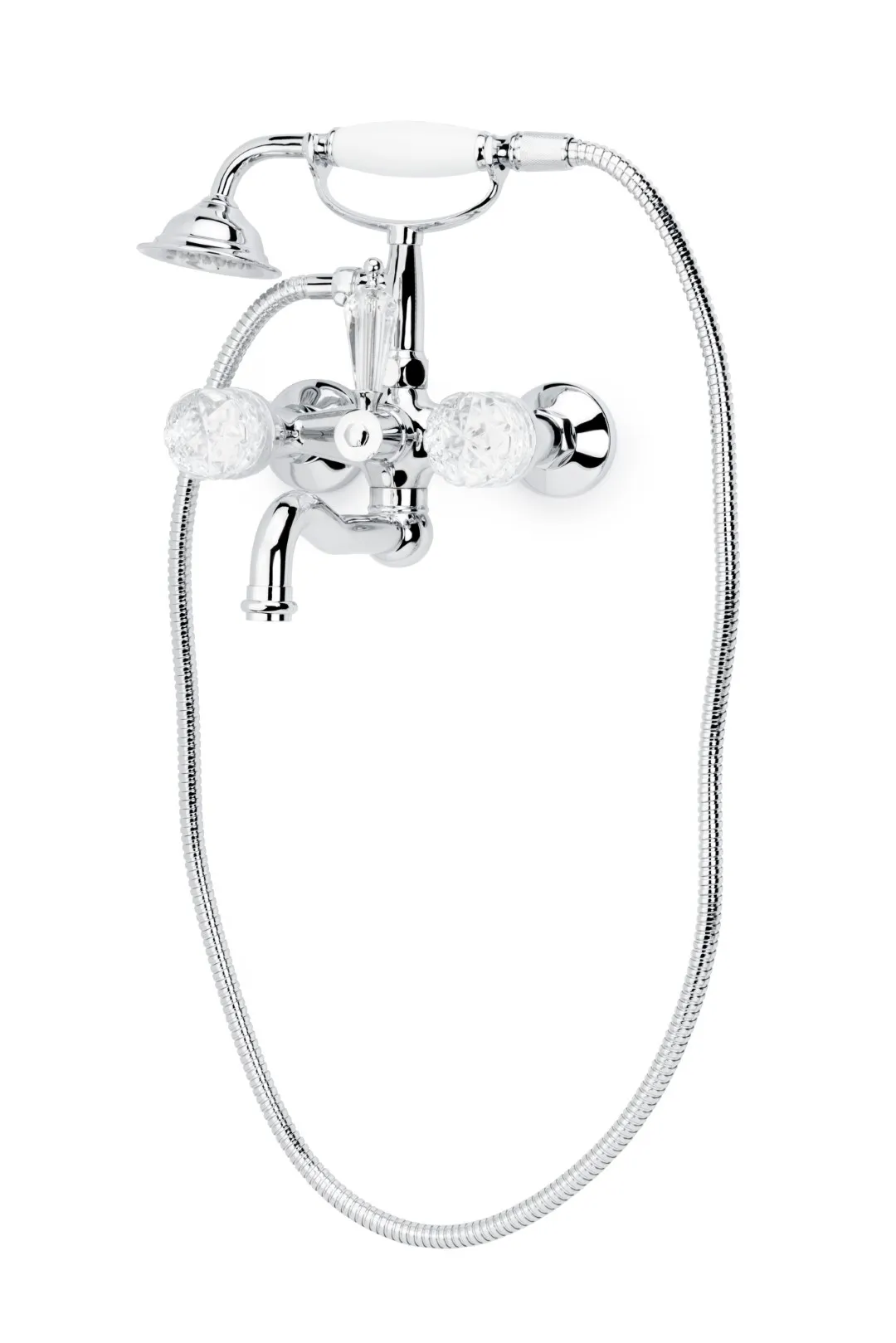 Смеситель для ванны с душем Boheme Crystal 273-CRST