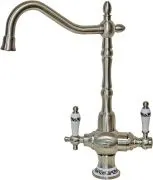 Смеситель ZorG Sanitary ZR 336 YF-50 NICKEL для кухонной мойки