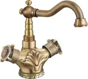 Смеситель ZorG Antic A 3009U-BR для раковины