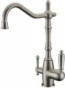 Смеситель ZorG Sanitary ZR 312 YF-33-NICKEL для кухонной мойки