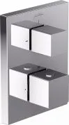 Термостат Jacob Delafon Square E75391-CP для ванны с душем