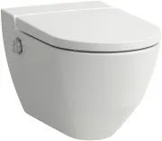 Унитаз Laufen Cleanet Navia 8.2060.1.400.000.1 подвесной безободковый с микролифтом и биде