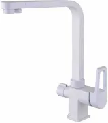 Смеситель ZorG Sanitary ZR 334 YF-WHITE для кухонной мойки