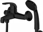 Смеситель Bravat Fit Black F6135188BM-B-RUS для ванны с душем