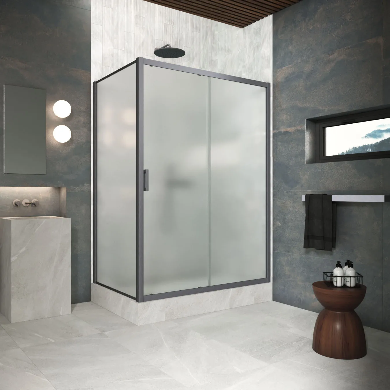 Душевой уголок Vegas-glass ZP+ZPV Protec ZP+ZPV Protec 180*100 06 10