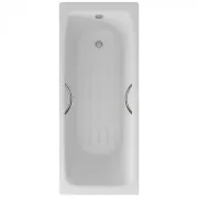 Ванна чугунная Delice Biove 170x75 DLR220509R-AS с ручками и антискользящим покрытием