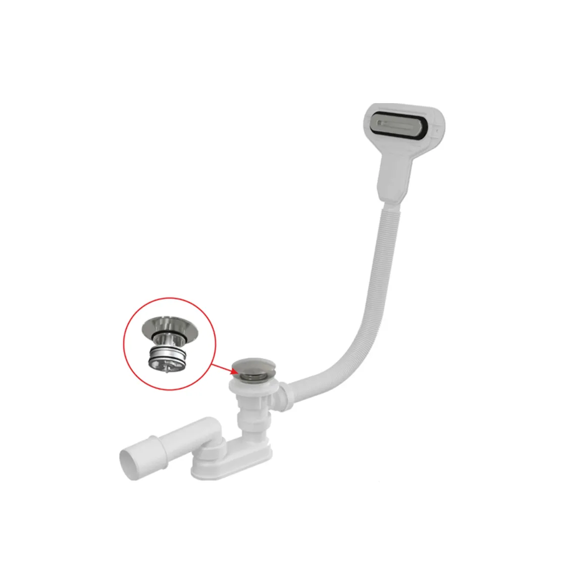 Слив-перелив AlcaPlast A516CKM автомат 66 см