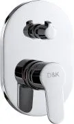 Смеситель D&K Rhein Marx DA1394801 для душа с внутренней частью