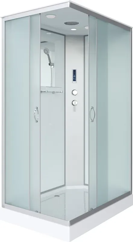 Душевая кабина Niagara Classic 90x215x70 439753QP профиль серебристый стекло матовое