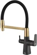 Смеситель Steel Hammer SH 818-6 BLACK BR для кухонной мойки