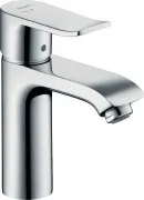 Смеситель Hansgrohe Metris CoolStart 31121000 для раковины с донным клапаном