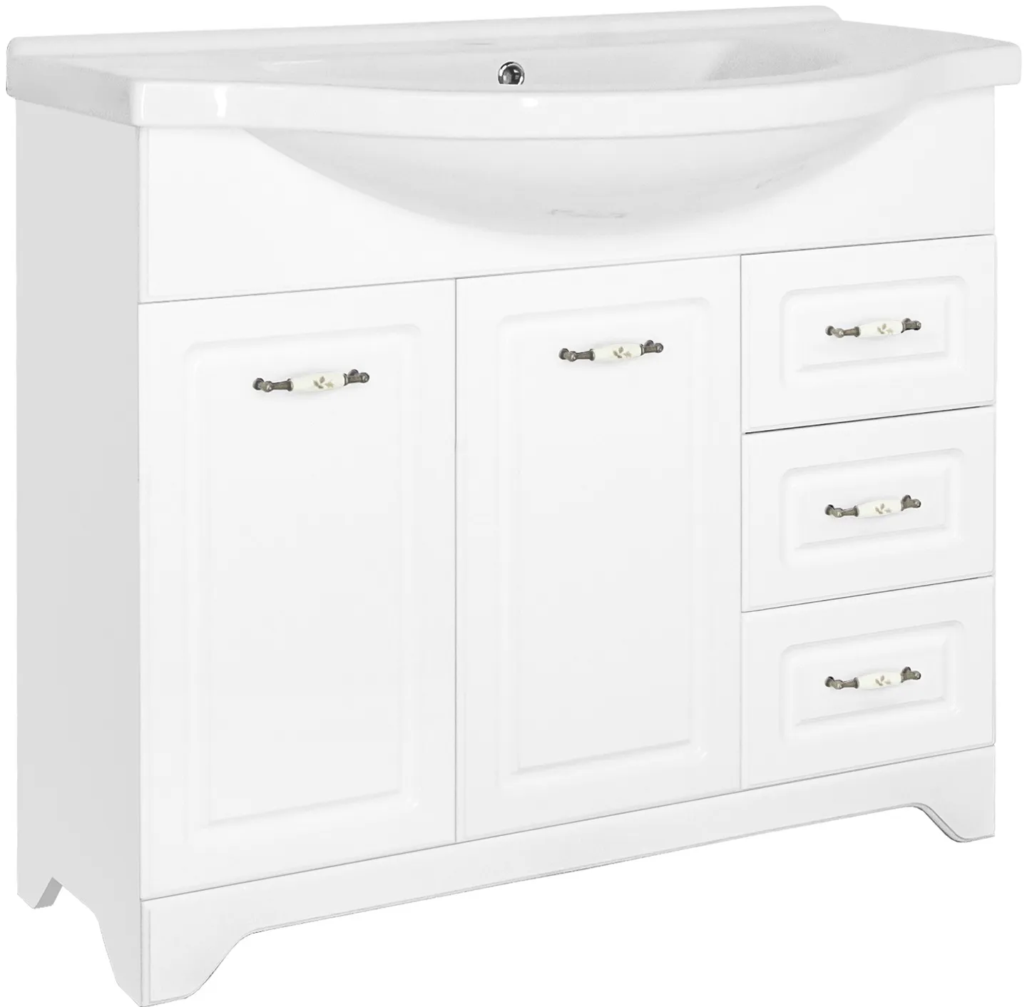 Тумба с раковиной Style Line Олеандр-2 100 напольная